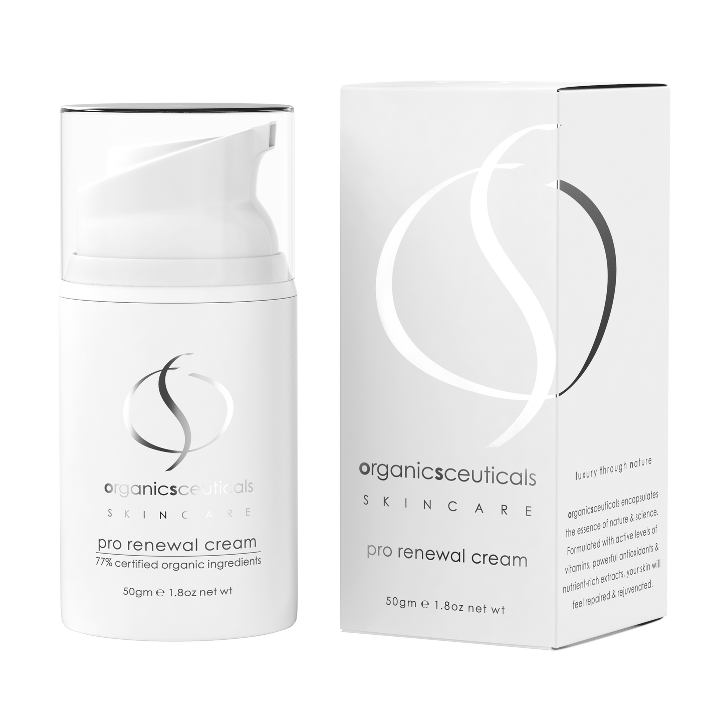 Pro Renewal Cream (Collagen Pro + Moisturiser) 100% Natuurlijk 77% Biologisch