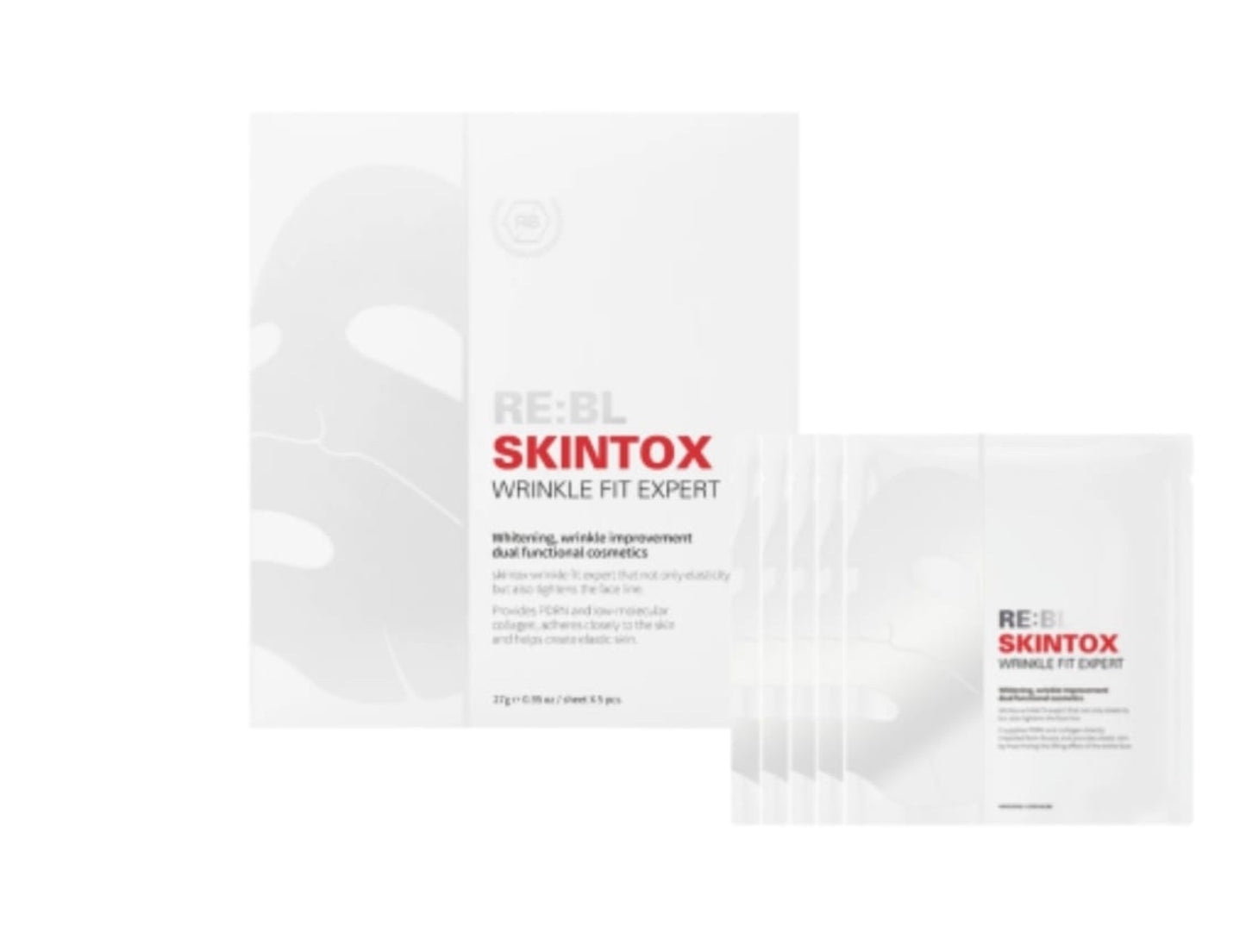 RE:BL SkinTox WRINKLE FIT EXPERT Hydrogel Masker 5 stuks