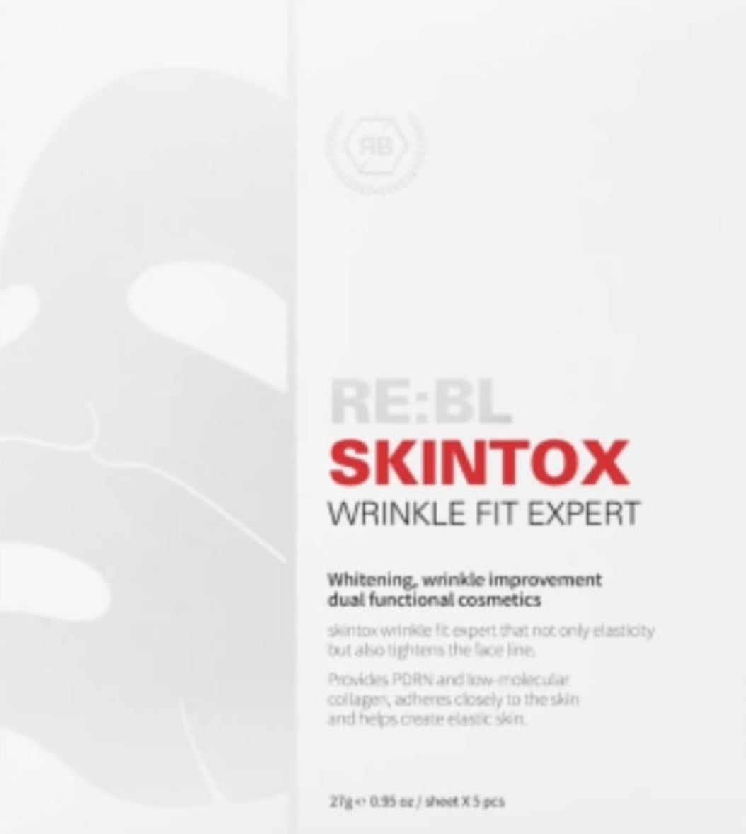 RE:BL SkinTox WRINKLE FIT EXPERT Hydrogel Masker 5 stuks
