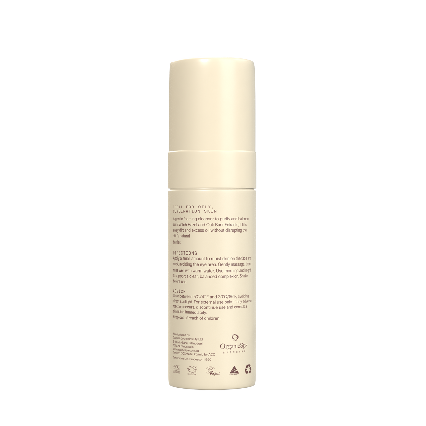 Foam Cleanser 100% Natuurlijk 93% Bio