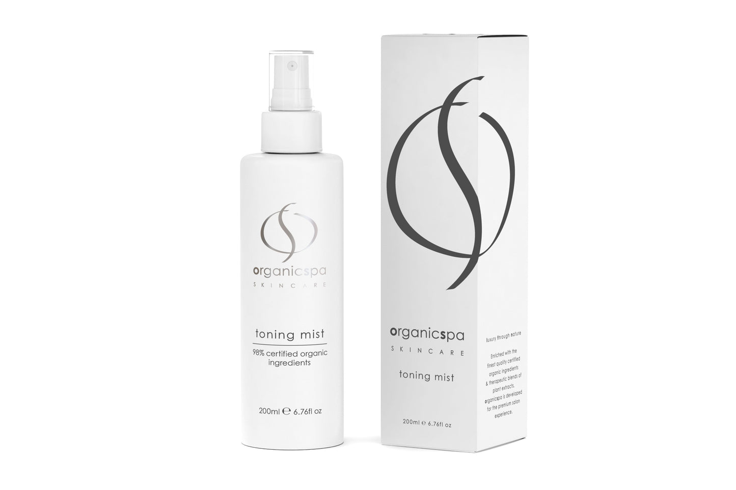 Toning mist 100% Natuurlijk 98% Biologisch